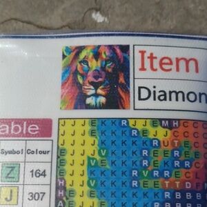 Colorful Lion Diamond Painting Kit
